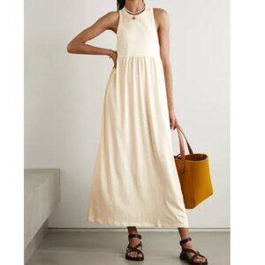Ninety Perfect Organic Cotton Sleeveless Maxi Dress Women's Small Minimalist